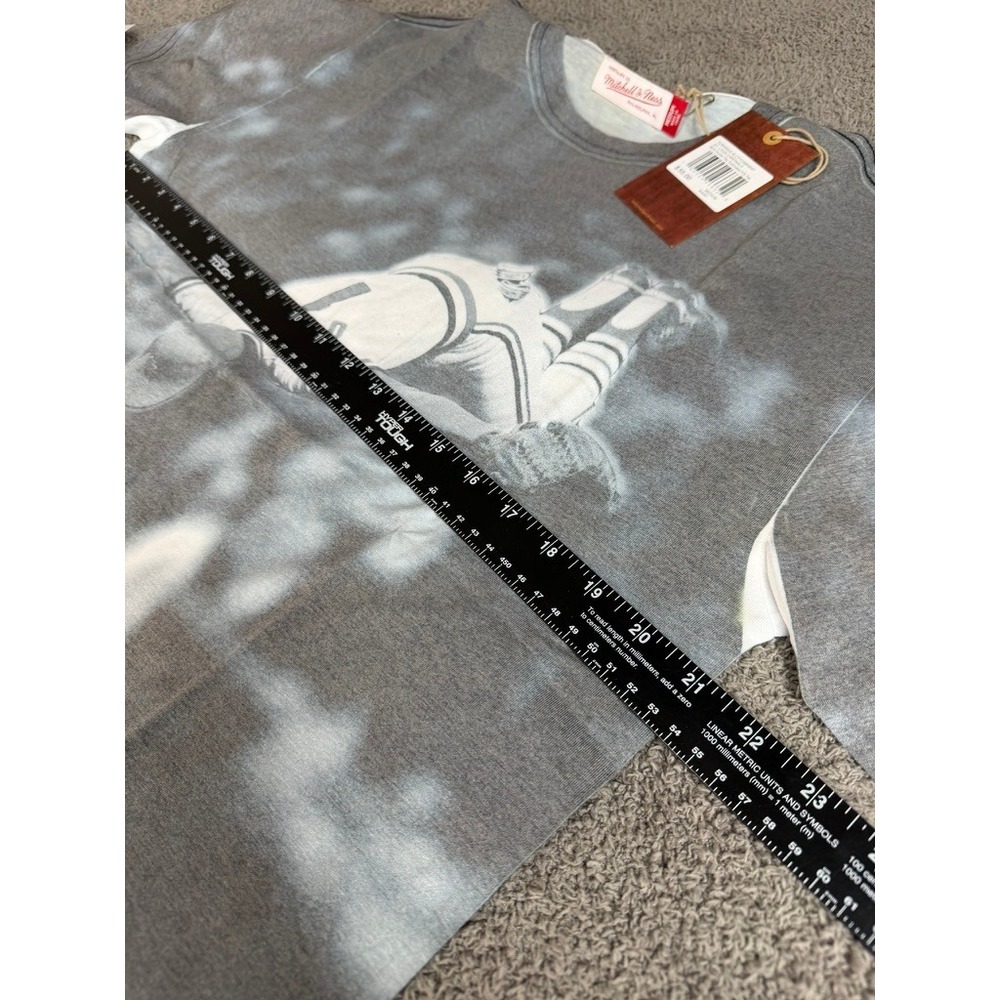 Mitchell & Ness Mens Shirt M Gray St. Louis Cardinals Ozzie Smith Graphic Tee - Picture 6 of 9